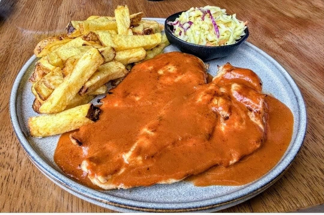 Pechuga a la Parrilla en Crema Anticuchera